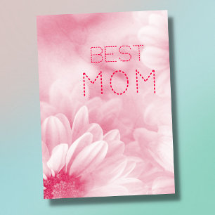 Beste Mutter beste Mutter überhaupt pastell elegan Karte