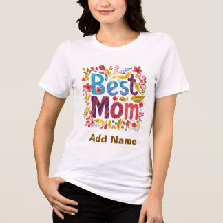 Beste-Mutter-Blütenblüte - Elegantes Muttertagsges Tri-Blend Shirt
