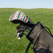 Beste-Mutter-Comic-Herzen Retro-Grafik Golf Headcover (In SItu)
