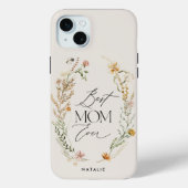 Beste Mutter creme elegante Wildblume Case-Mate iPhone Hülle (Rückseite)