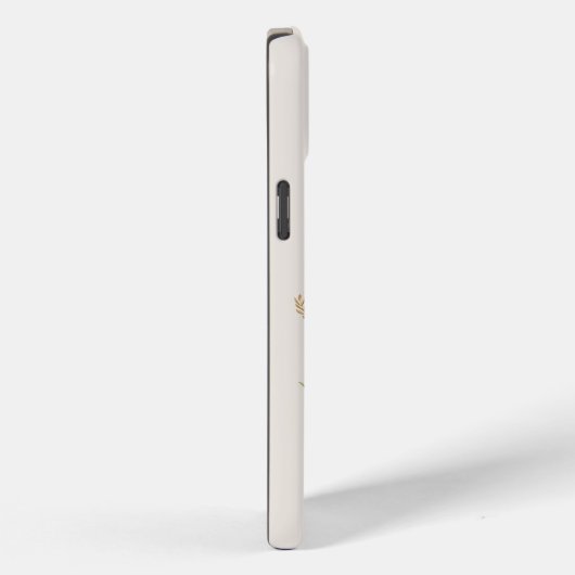 Beste Mutter creme elegante Wildblume Case-Mate iPhone Hülle (Rückseite / Rechts)