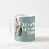 Beste Mutter der Welt 6 Foto-Collage Kaffeetasse (Vorderseite Links)
