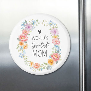 Beste Mutter der Welt Benutzerdefiniertes Zitat Fa Magnet