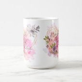 Beste Mutter der Welt Blumen-Geschenk zum Mutterta Kaffeetasse (Mittel)