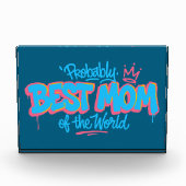 Beste Mutter der Welt Fotoblock (Vorderseite)