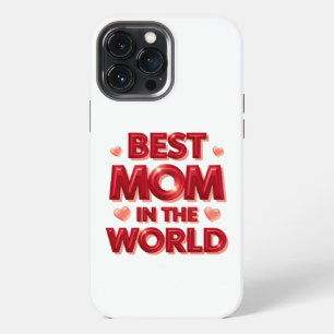 Beste Mutter der Welt Herz Design Süße Muttertag iPhone 13 Pro Max Hülle