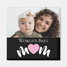 Beste Mutter der Welt Herz Foto Schriftzug Custom