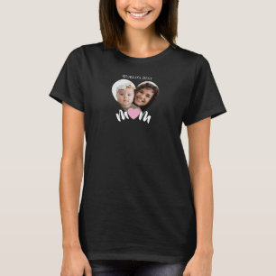 Beste Mutter der Welt Herz Foto Schriftzug individ T-Shirt