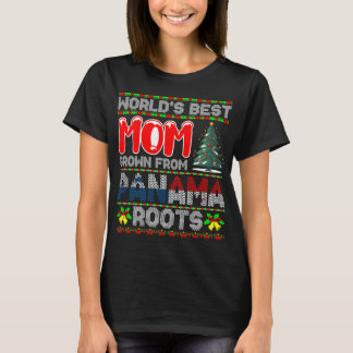 Beste Mutter der Welt, in Panama gewachsen, Weihna T-Shirt