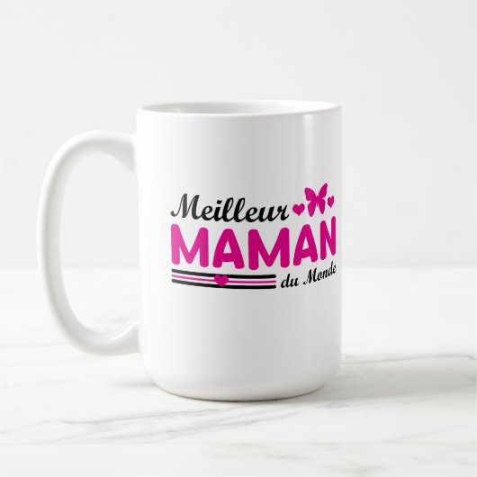 Beste Mutter der Welt Kaffeetasse (Links)