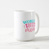 Beste Mutter der Welt Kaffeetasse (VorderseiteRechts)