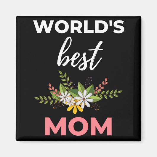 Beste Mutter der Welt Magnet (Vorne)