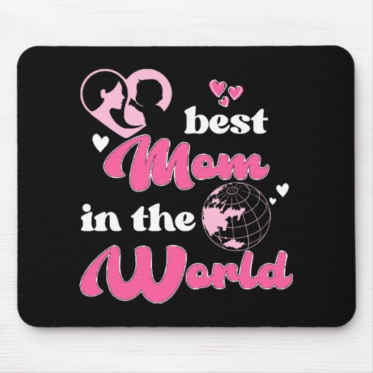 Beste Mutter der Welt Muttertag Mousepad (Vorne)