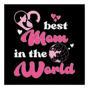 Beste Mutter der Welt Muttertag Poster