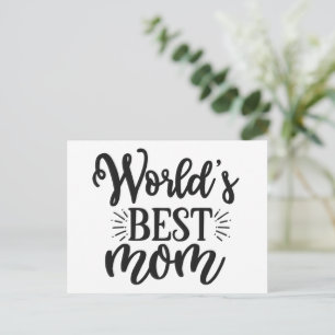 Beste Mutter der Welt - Muttertag Postkarte