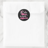 Beste Mutter der Welt Muttertag Runder Aufkleber (Tasche)