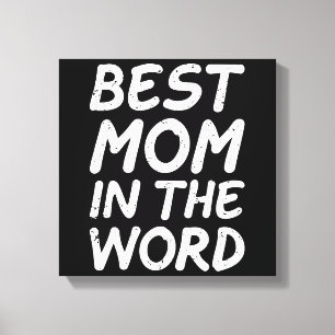 Beste Mutter der Welt Oma Muttertag 2025 Leinwanddruck