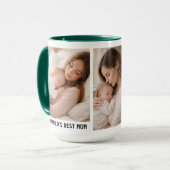 Beste Mutter der Welt Personalisiert – Muttertag Tasse (Vorderseite Links)