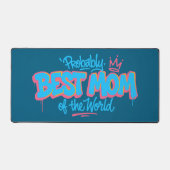 Beste Mutter der Welt Schreibtischunterlage (Vorderseite)