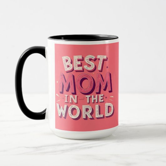 Beste Mutter der Welt Tasse (Links)