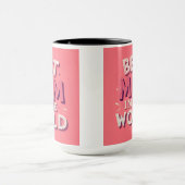Beste Mutter der Welt Tasse (Zentrum)