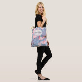 Beste Mutter – Elegantes florales Wasserfarben-Des Tasche (Am Model)