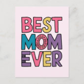 Beste Mutter ever Postkarte (Vorderseite)