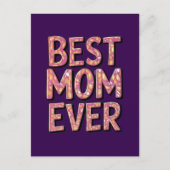 Beste Mutter ever  Postkarte (Vorderseite)