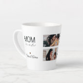 Beste-Mutter-Foto-Collage-Tasse Milchtasse (Linke Ecke)