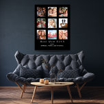 Beste Mutter Foto Familie Collage Mutter schwarz Künstlicher Leinwanddruck<br><div class="desc">Machen Sie Ihr eigenes Foto als Geschenk für Ihre Mutter. Verwenden Sie vier,  neun Ihrer Lieblings-Fotos Ihrer Mutter,  ihrer Kinder,  Familie,  Freunden oder Haustier! Mit dem Text: Beste Mama je. Personalisieren Sie Ihre Namen und fügen Sie sie hinzu. Schwarzer Hintergrund,  weißer Text. Perfekt als Geburtstag,  Weihnachten oder Muttertagsgeschenk.</div>