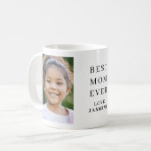 Beste-Mutter-Foto Kaffeetasse (Vorderseite Links)
