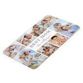 Beste-Mutter-Fotocollage Magnet (Linke Seite)