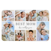 Beste-Mutter-Fotocollage Magnet (Horizontal)