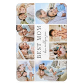 Beste-Mutter-Fotocollage Magnet (Vertikal)