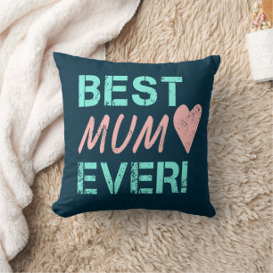 Beste Mutter für Vintage Mama Herz für Muttertag Kissen