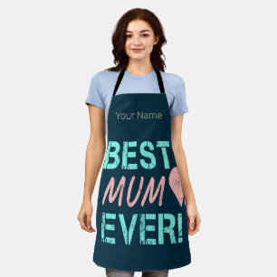 Beste Mutter für Vintage Mama Herz für Muttertag Schürze
