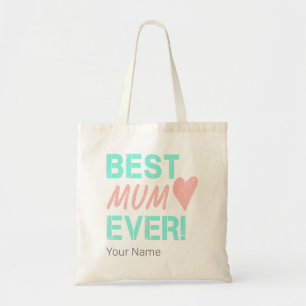 Beste Mutter für Vintage Mama Herz für Muttertag Tragetasche
