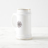 Beste Mutter Geschenk stein Bierglas (Vorderseite Links)