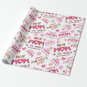 Beste Mutter Geschenkpapier