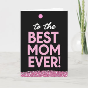 Beste-Mutter-Glitter-Musterkarte Karte
