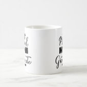 Beste Mutter, glückliche Mutter am Tag Kaffeetasse (Mittel)