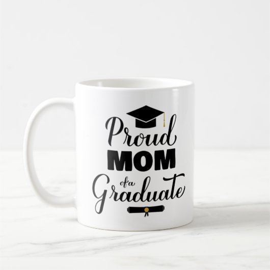 Beste Mutter, glückliche Mutter am Tag Kaffeetasse (Links)