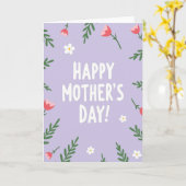 Beste-Mutter-Grafikdesign-Karte Karte (Gelbe Blume)