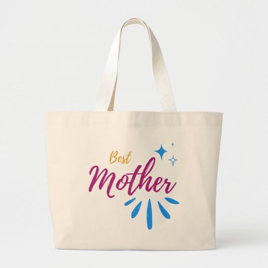 Beste Mutter Große Tote Tasche (Vorne)