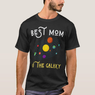 Beste Mutter im Galaxie-Lehrer-Mutter-Wissenschaft T-Shirt