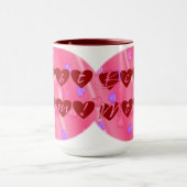 Beste Mutter im Herzen Tasse (Zentrum)