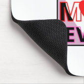 Beste Mutter in der Galaxie Mousepad (Ecke)