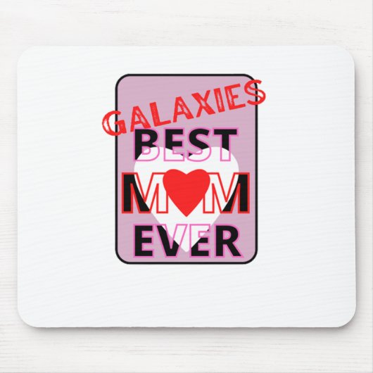 Beste Mutter in der Galaxie Mousepad (Vorne)