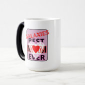 Beste Mutter in der Galaxie Verwandlungstasse (Vorderseite Links)