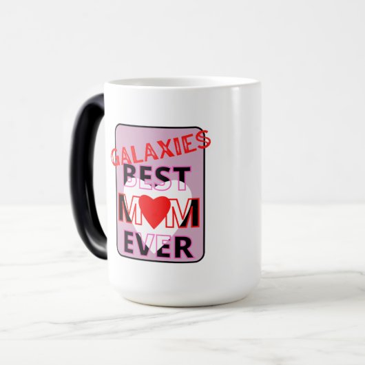 Beste Mutter in der Galaxie Verwandlungstasse (Vorderseite Links)
